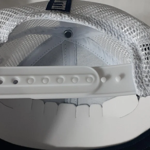 University Of Illinois Fighting Illini Cap Headgear Trucker Hat Navy/Orange - Picture 8 of 8